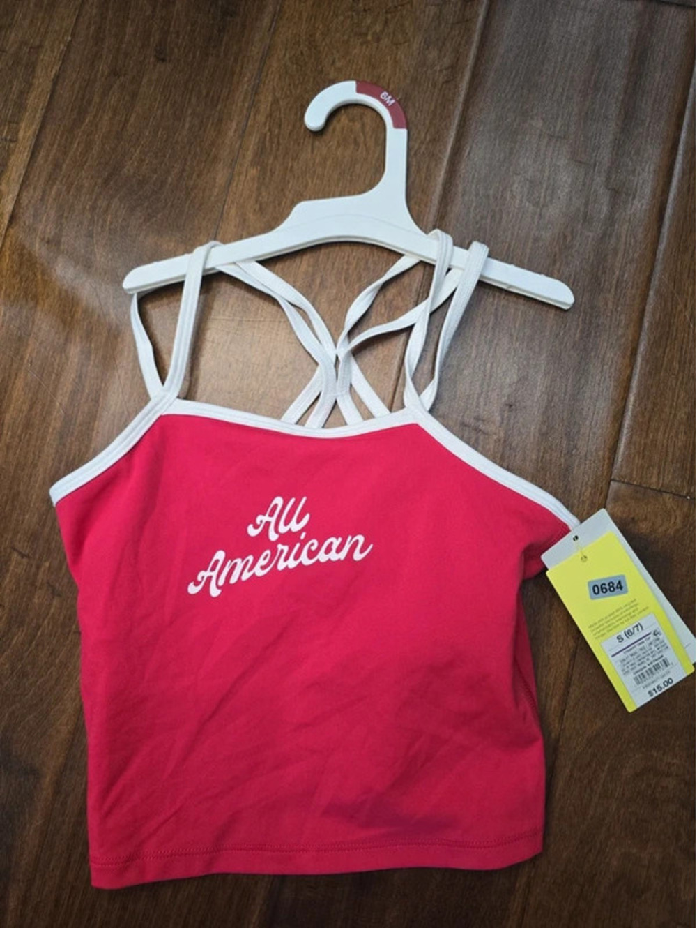 6/7 brand new all american tank top from target item 684G3